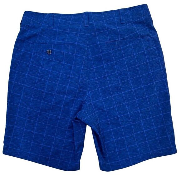 PGA Tour Apparel Chino Performance Golf Shorts Men's Size 34 Blue Flat Front - Picture 4 of 7